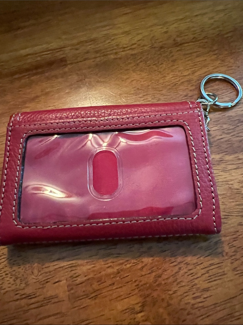 Tignanello Red Leather Key Wallet - Picture 3 of 6